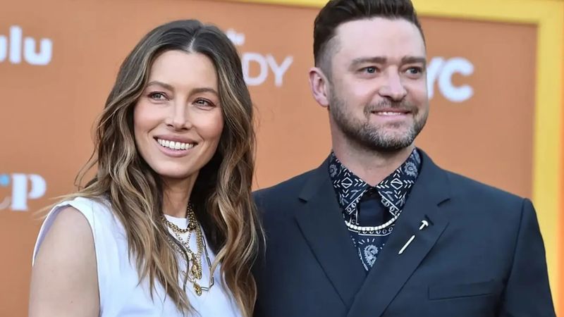 Justin Timberlake and Jessica Biel