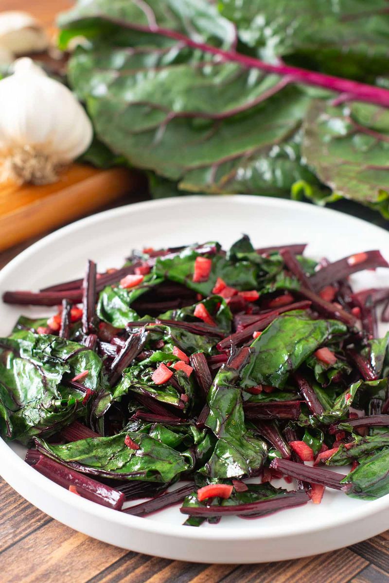 Beet Green Stir-Fry