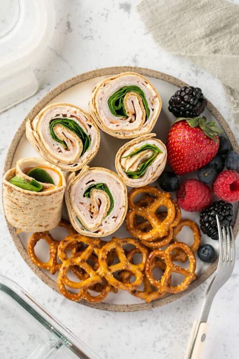 Turkey and Cheese Pinwheels