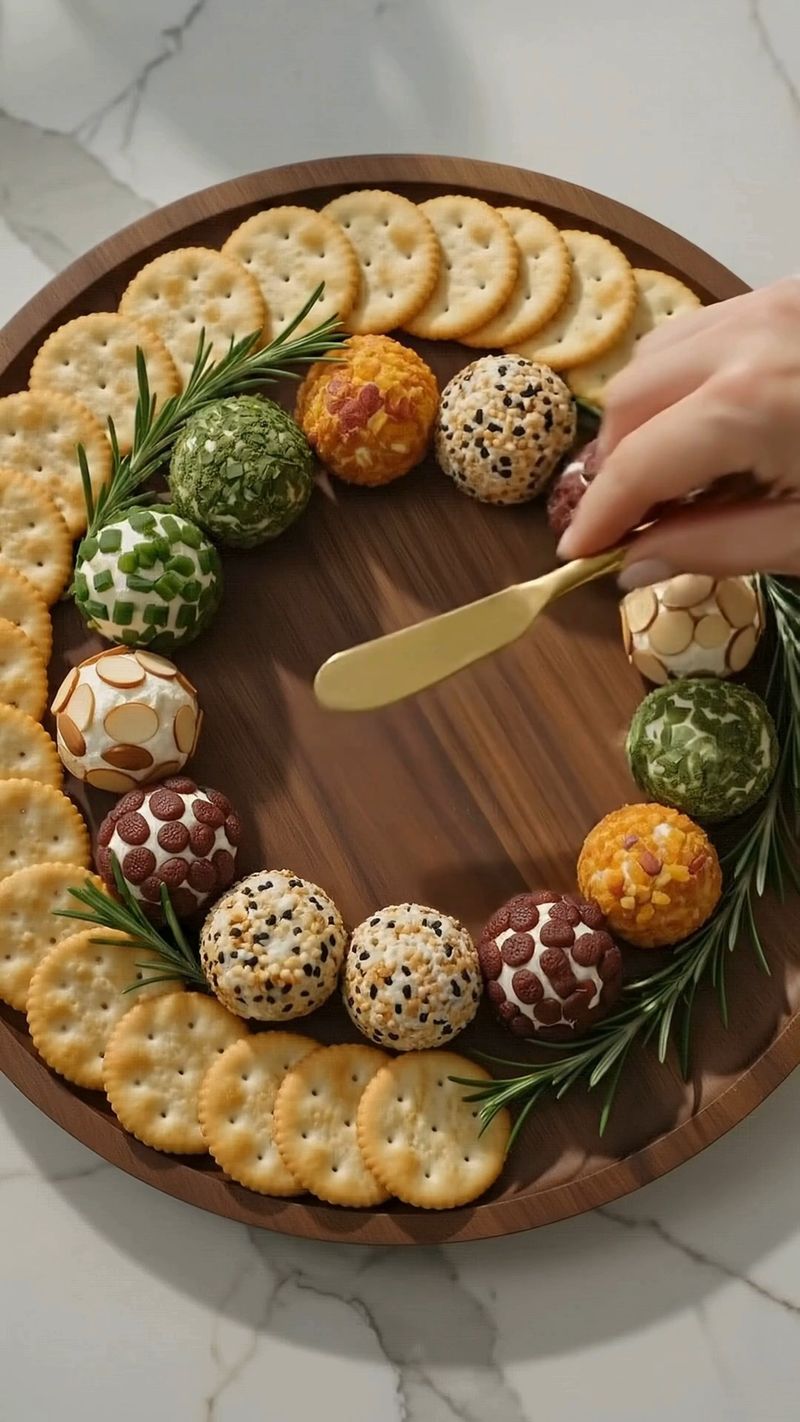 Everything Bagel Seasoning Cheese Ball Bites