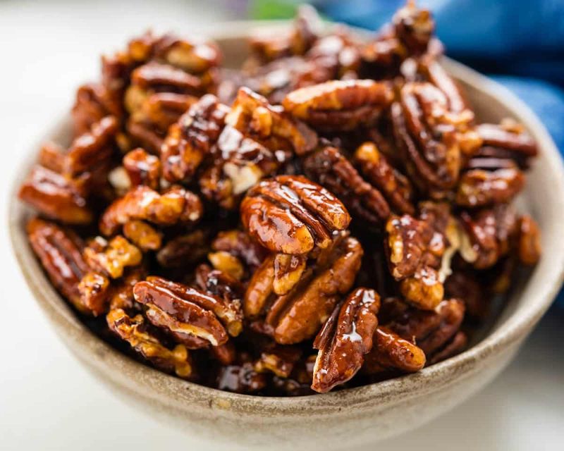 Sweet and Spicy Candied Pecans