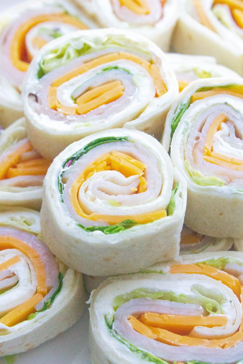 Rolled Tortilla Pinwheels