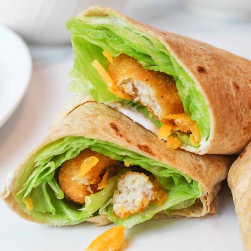 Chicken Nugget Wraps