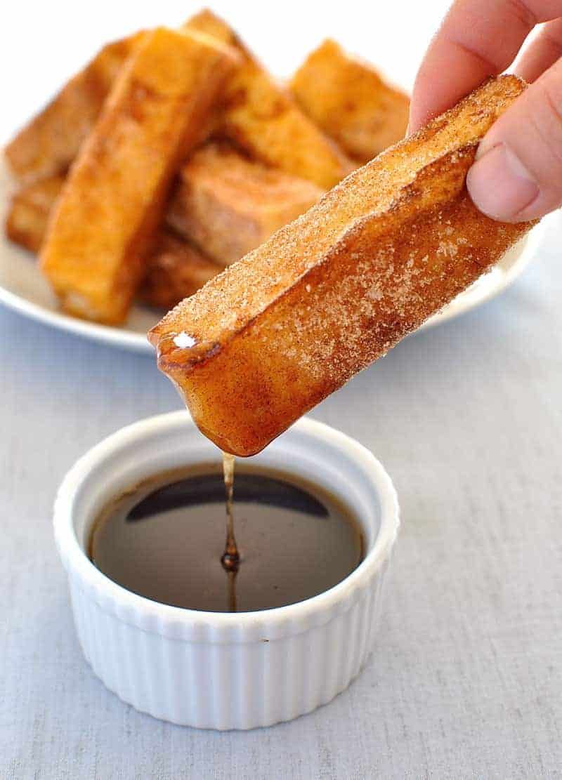 French Toast Fingers with Dipping Sauce