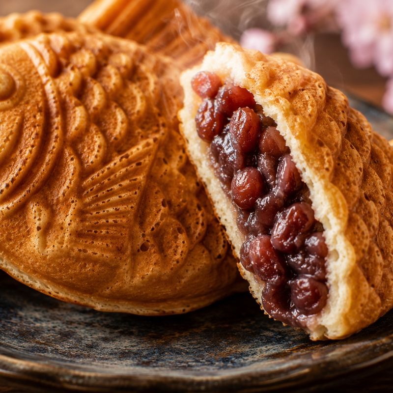 Taiyaki (Fish-Shaped Cake)