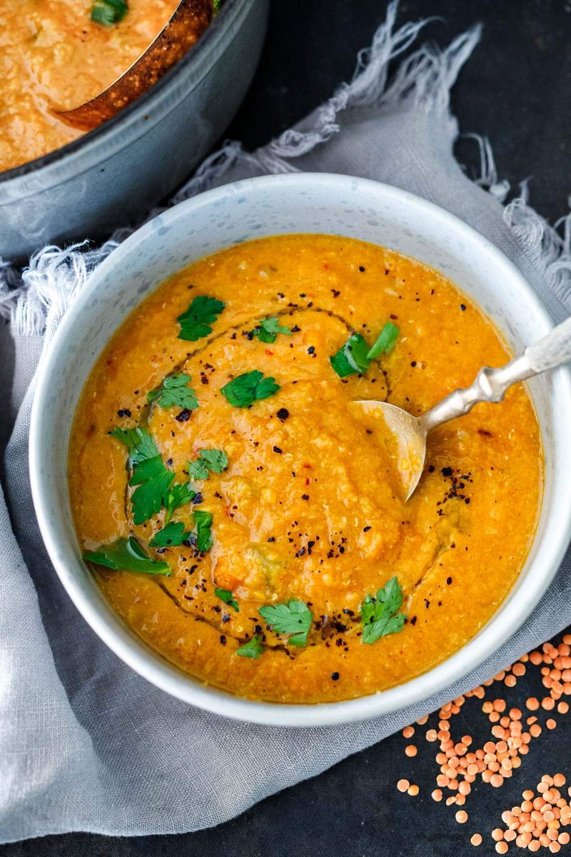 Spiced Red Lentil Soup