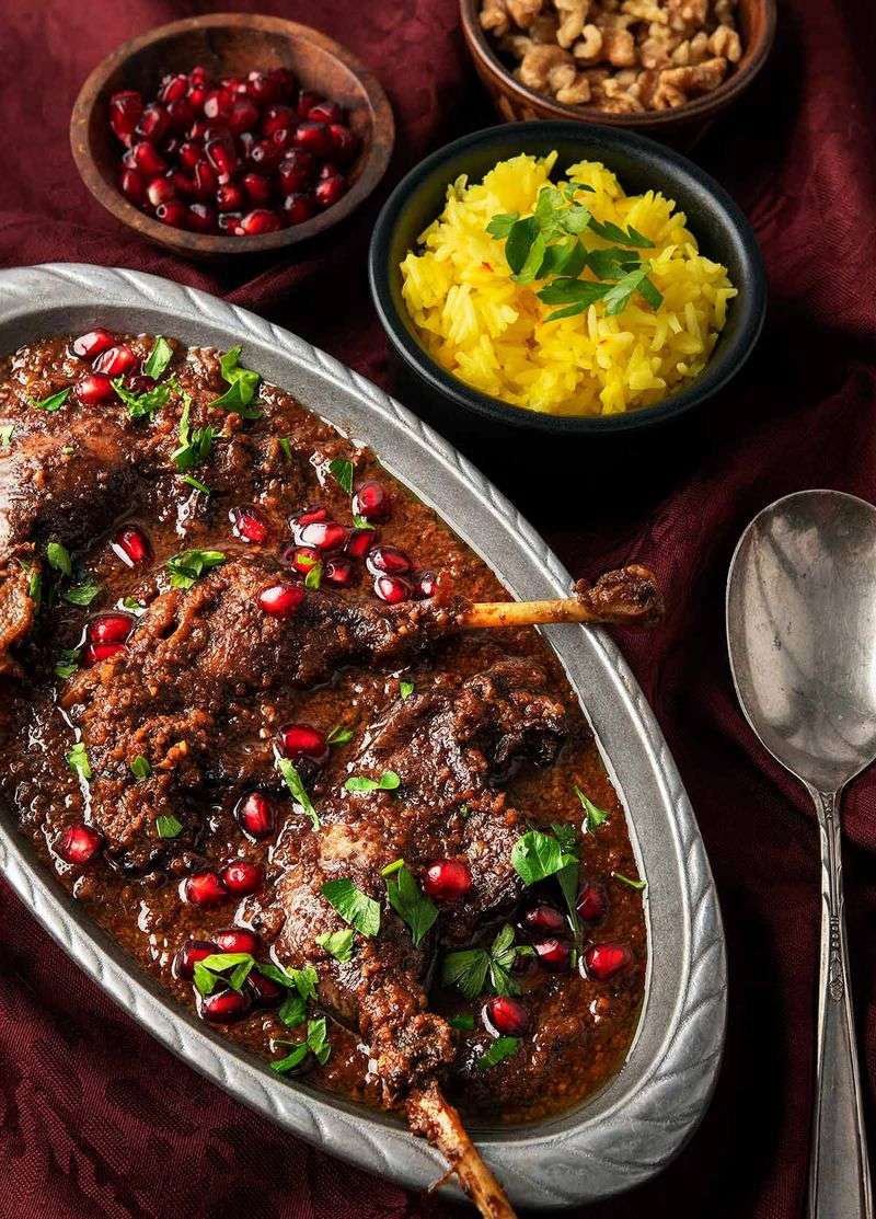 Persian Fesenjan - Walnut and Pomegranate Stew