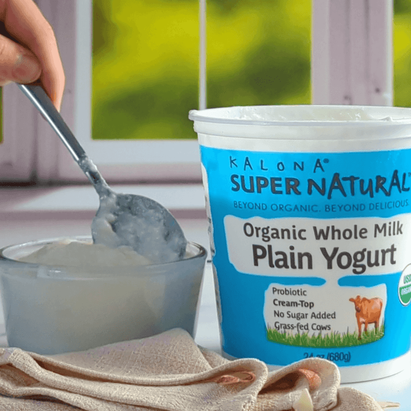 Kalona SuperNatural Organic Whole Milk Plain Yogurt