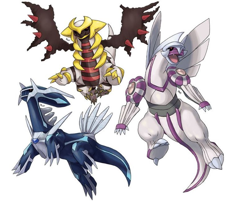 Dialga, Palkia, and Giratina: The Creation Trio