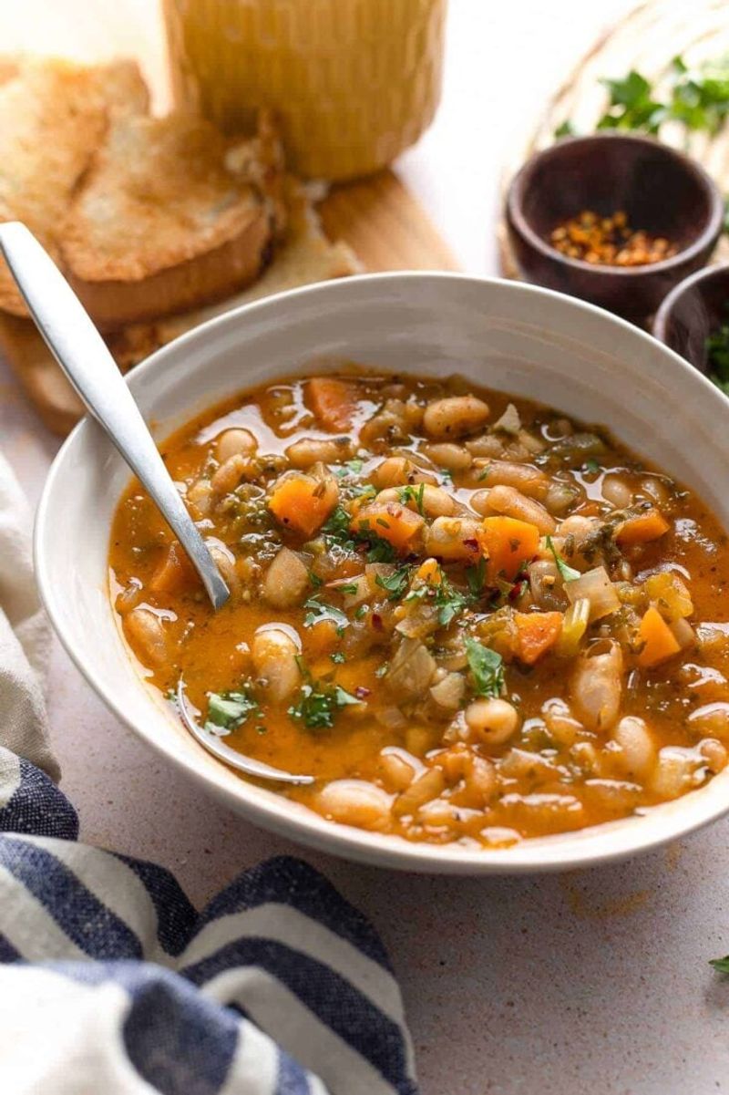 Greek Fasolada - White Bean Soup