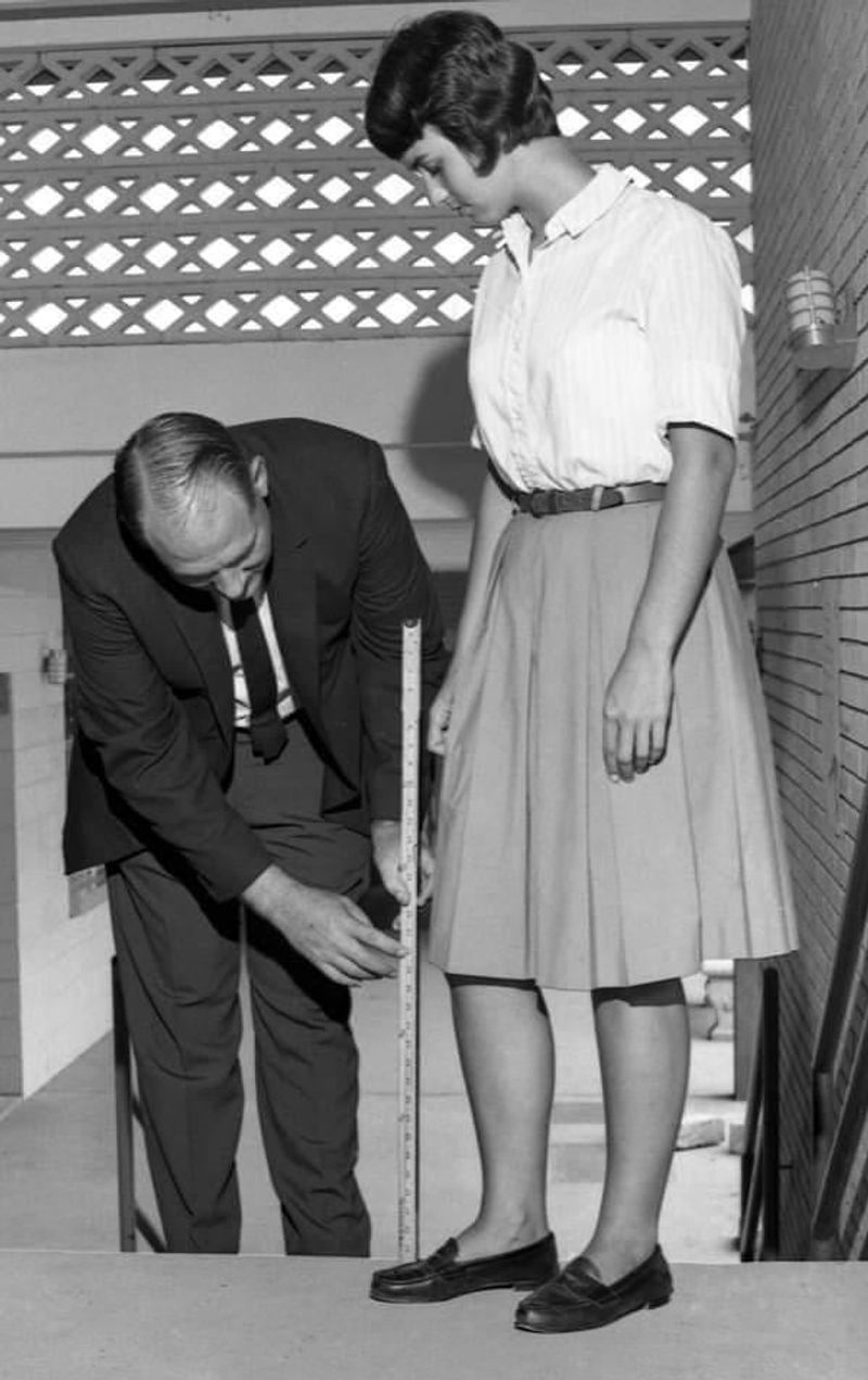 Hemlines Measured by Rulers