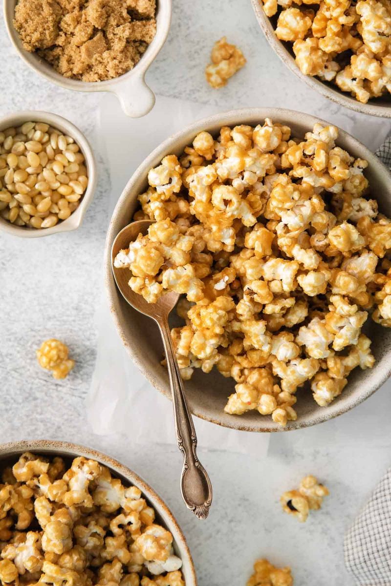Microwave Caramel Popcorn