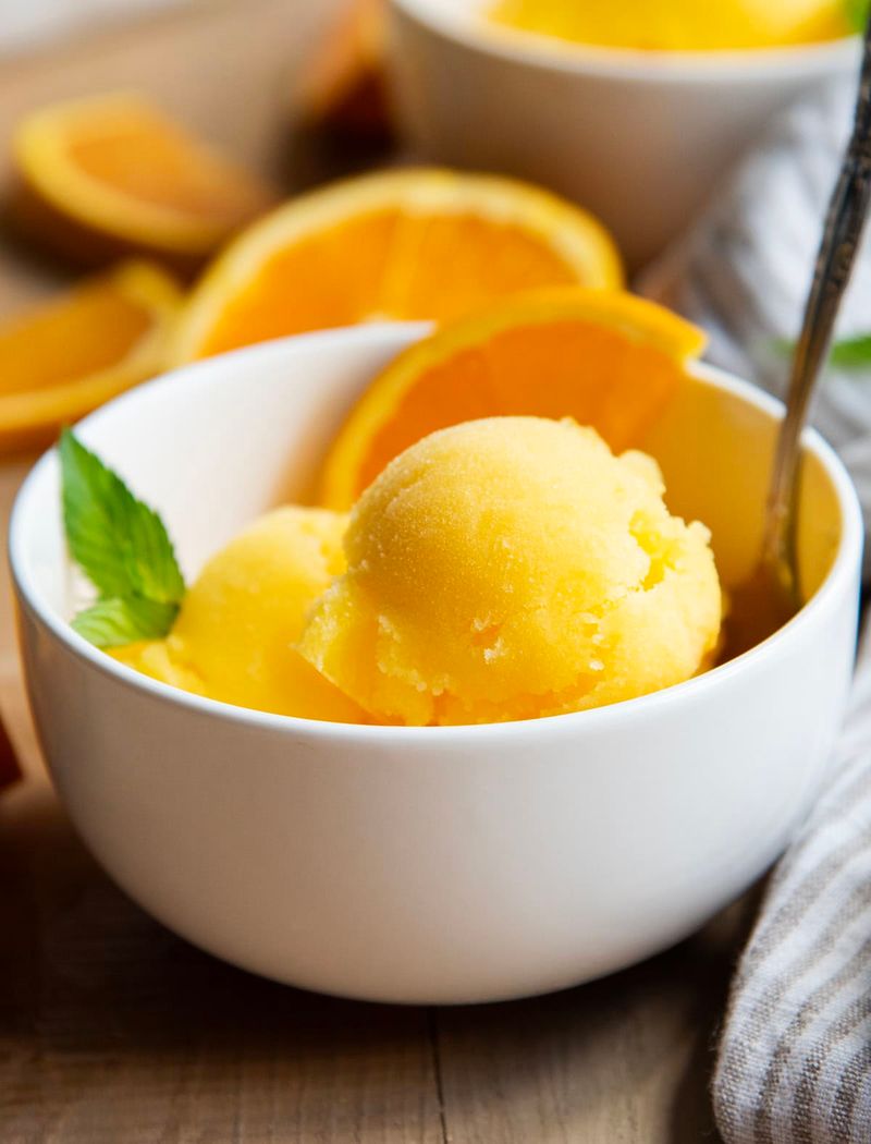 Orange Juice Sorbet