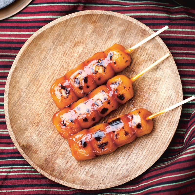 Dango (Skewered Rice Dumplings)