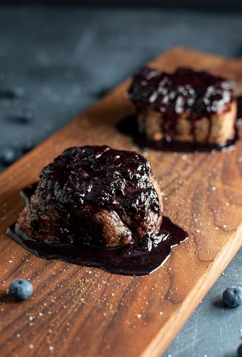 Blueberry Balsamic Sauce for Steak
