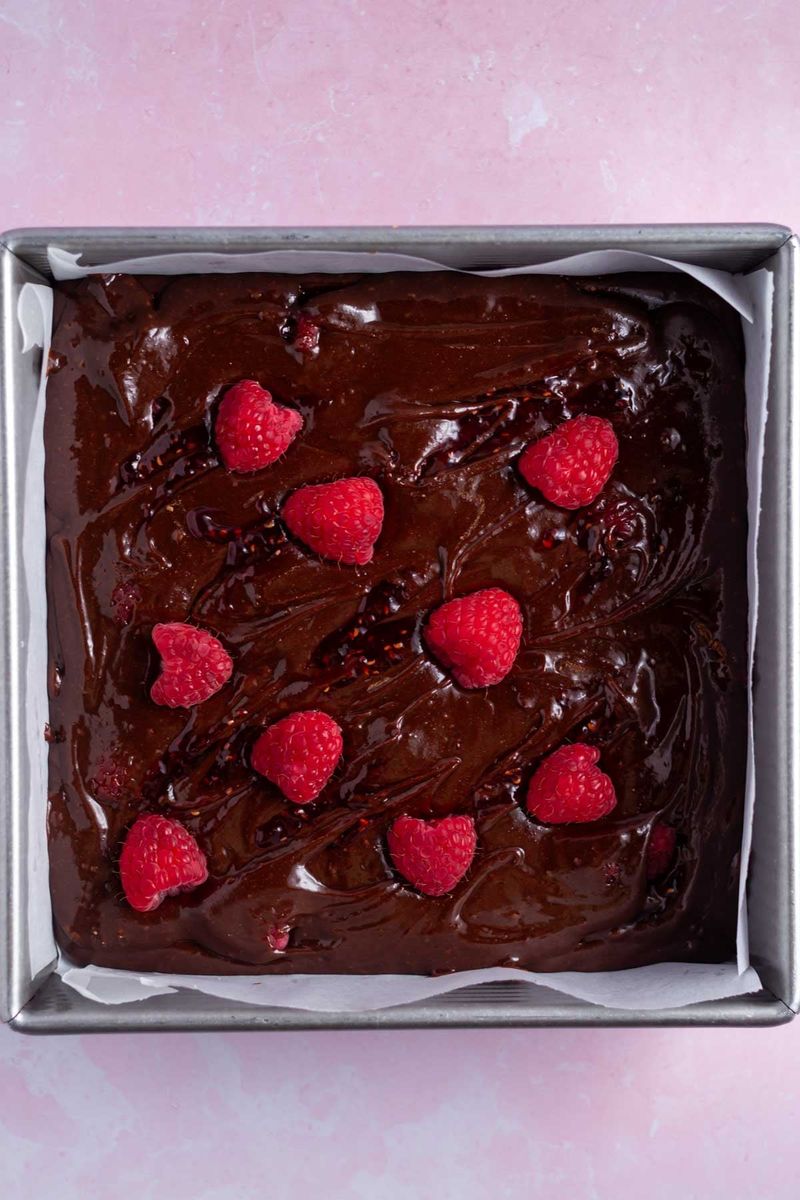 Raspberry Chocolate Brownies