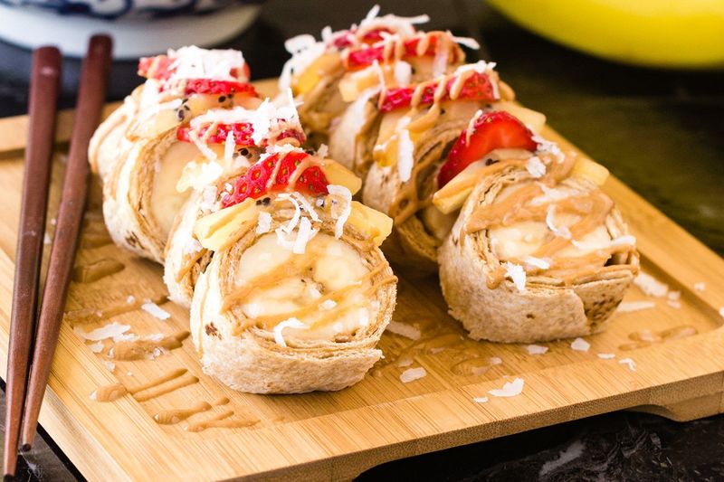 Banana Sushi Rolls