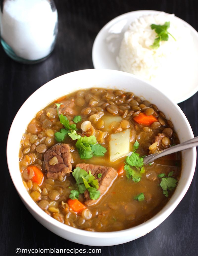 Colombian Sopa de Lentejas