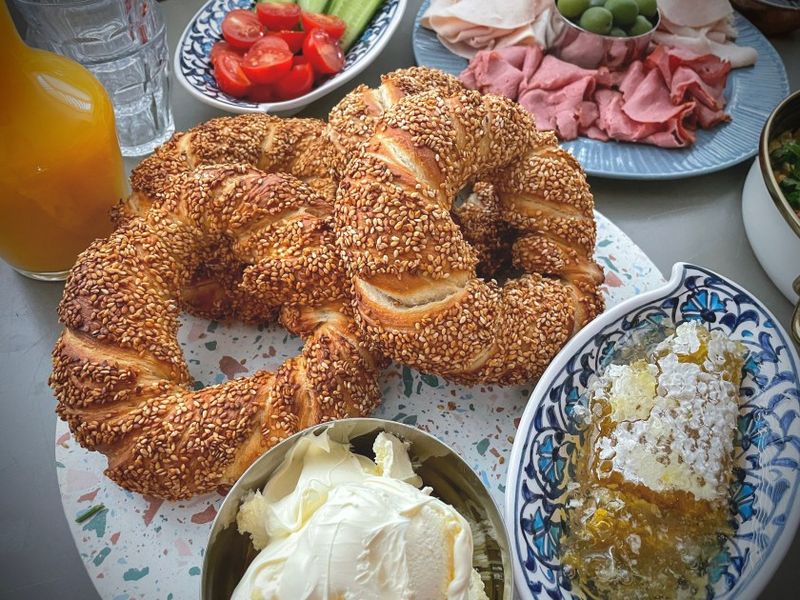 Simit - Turkey (spanning Europe and Asia)