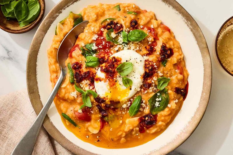 Soup-Inspired Savory Oatmeal
