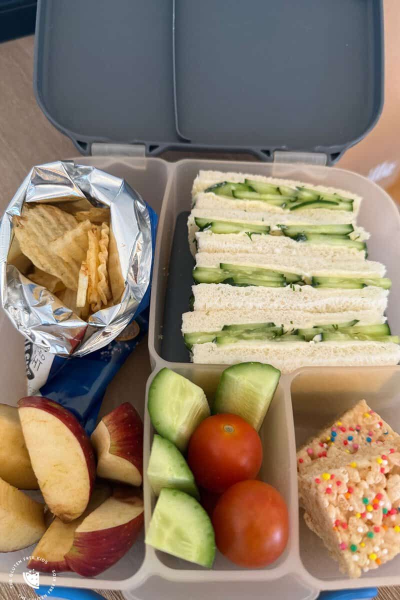 Cream Cheese and Cucumber Sandwiches