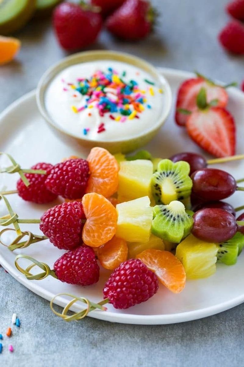 Fruit Kabobs on Kid-Safe Skewers