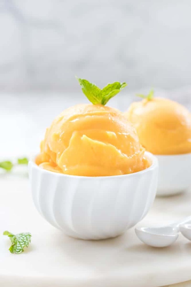 Mango Coconut Sorbet