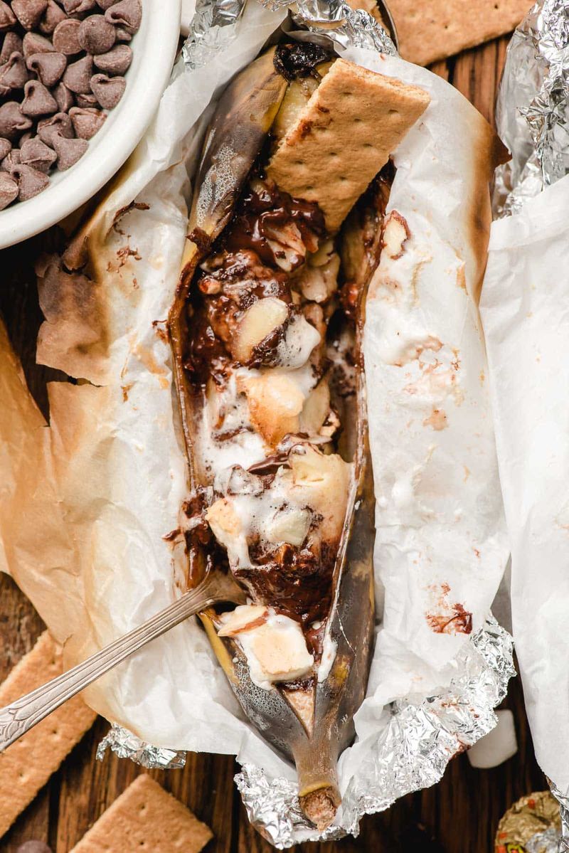 Banana Boat Dessert