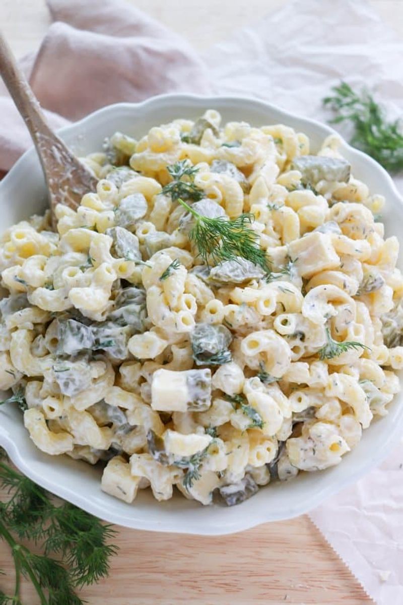 Pickle Grilled Cheese Pasta