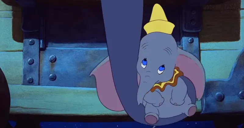 Dumbo Visiting His Caged Mother
