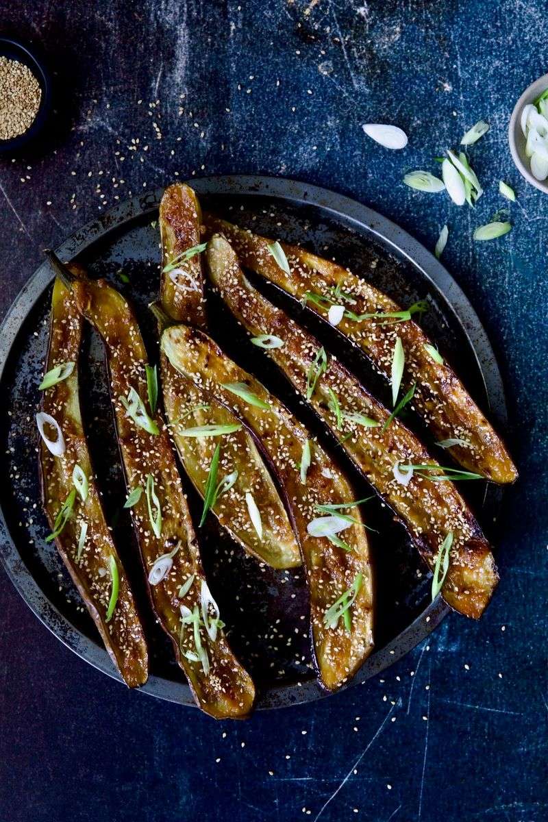 Miso-Glazed Aubergine