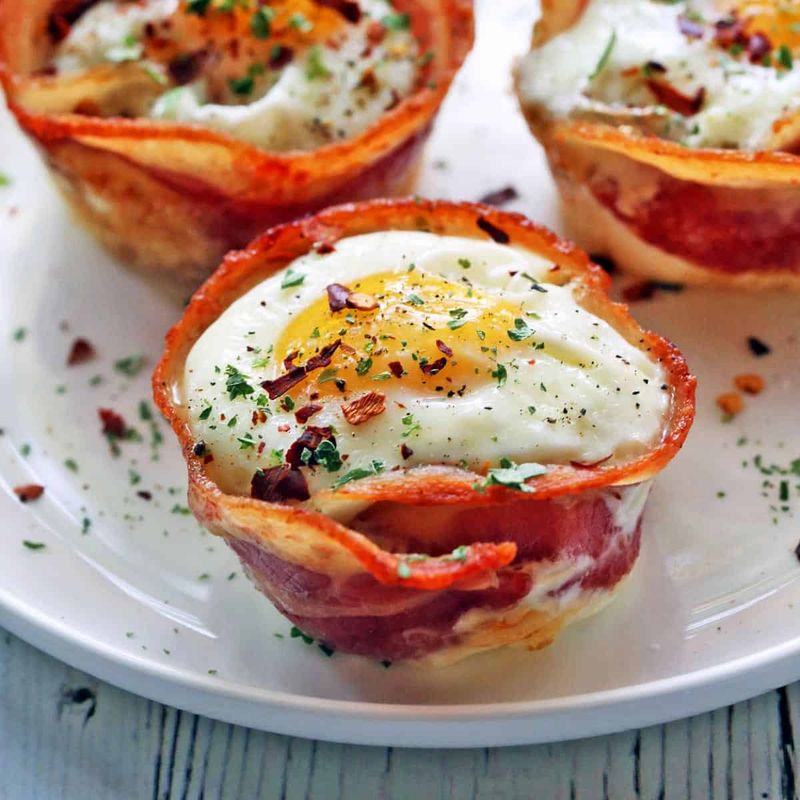 Bacon and Egg Cups