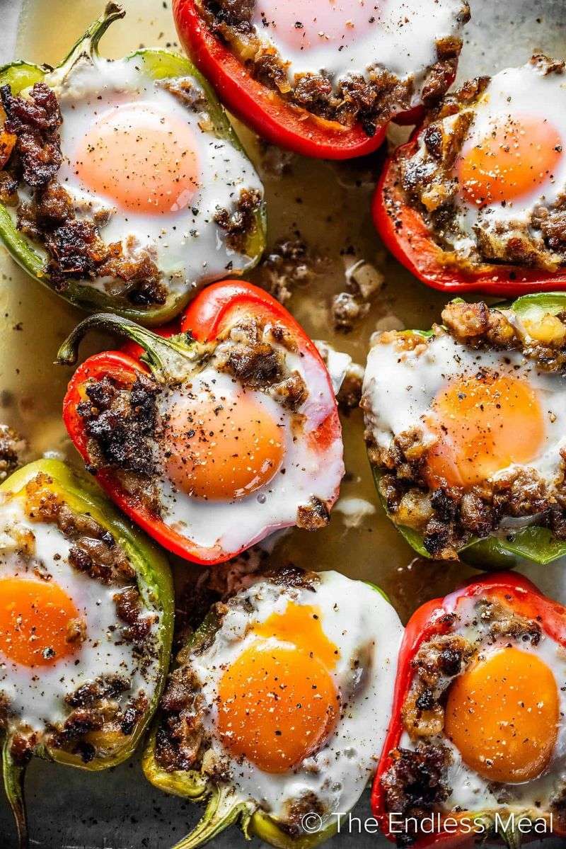 Stuffed Breakfast Pepper
