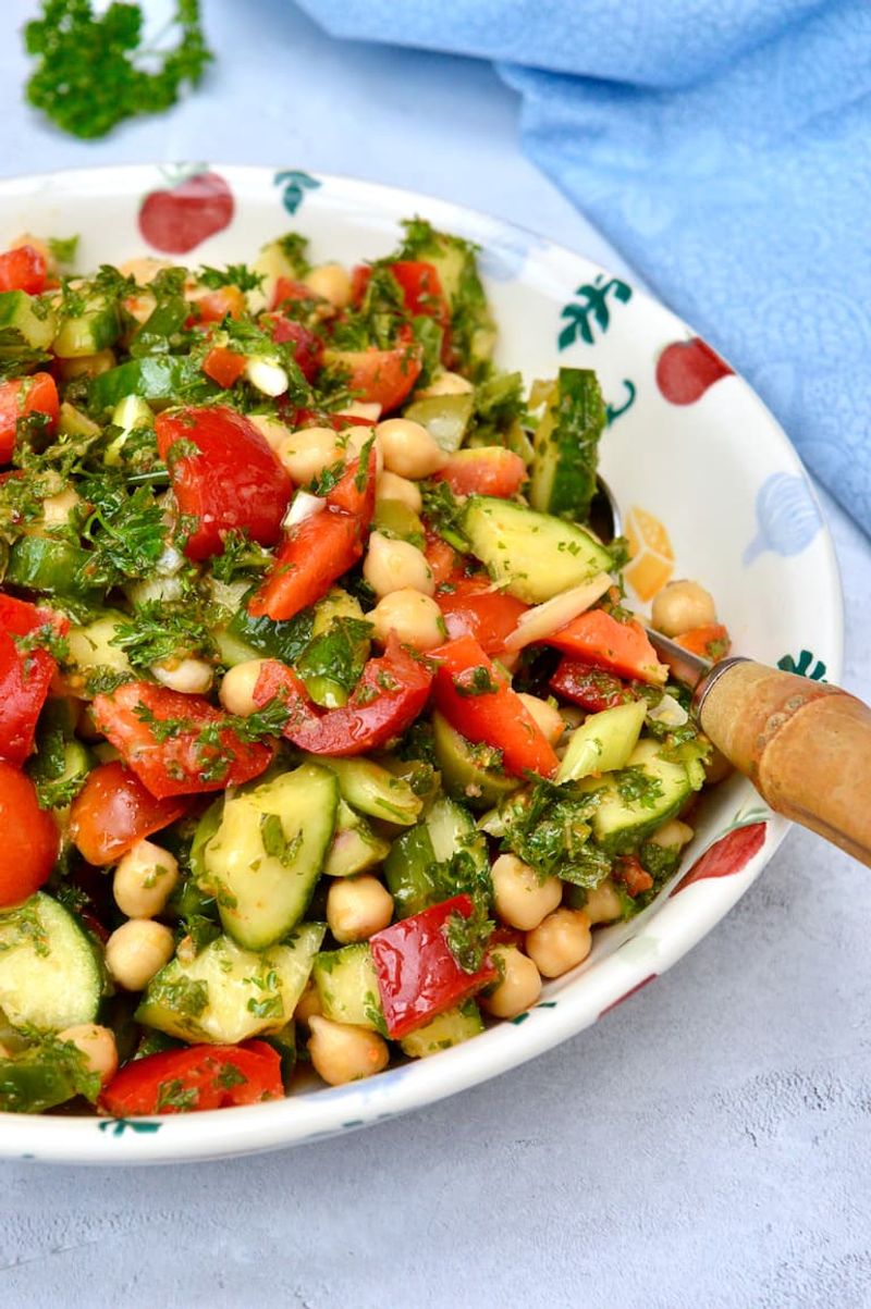 Chickpea Salad with Tahini - Lebanon