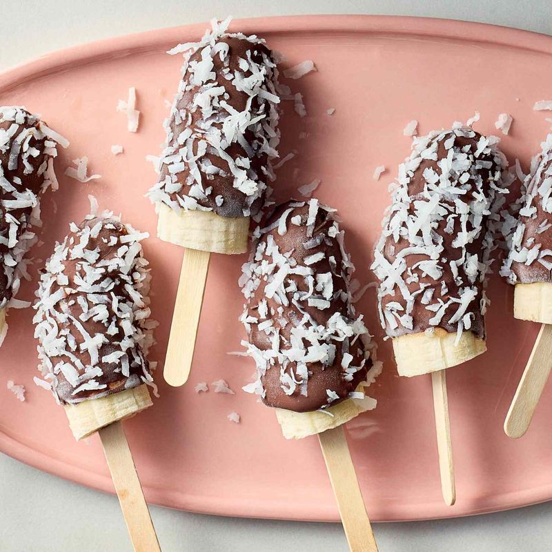 Frozen Banana Pops