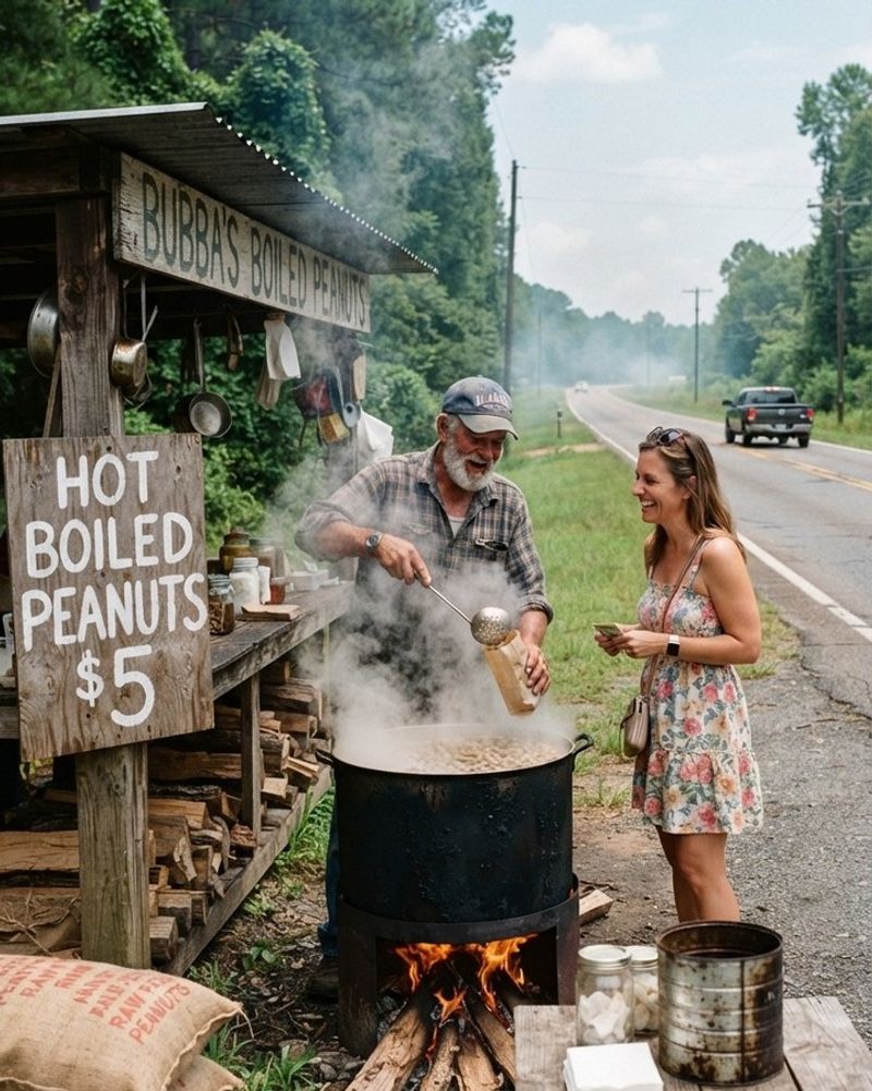 Boiled Peanuts - South Carolina Roadside Stands