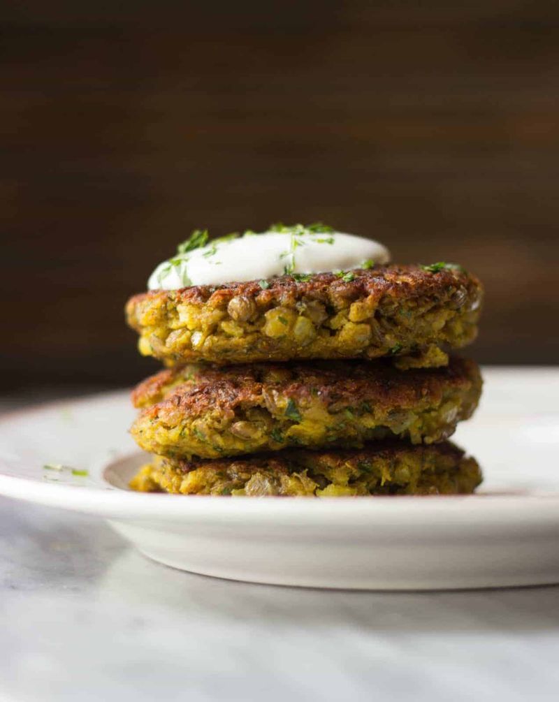 Lentil Breakfast Patties