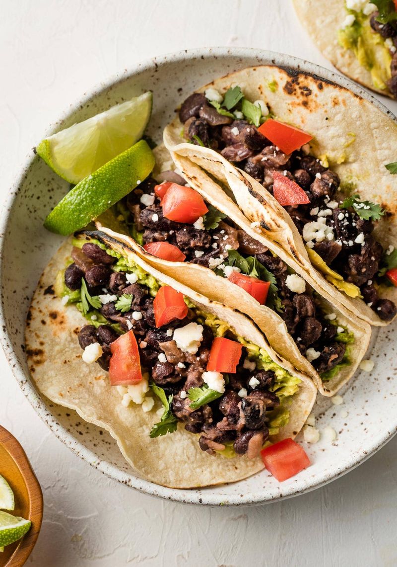 Canned Corn and Black Bean Tacos