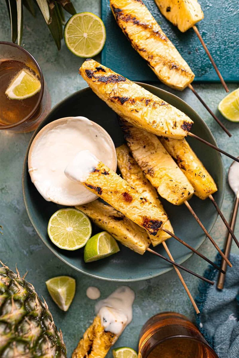 Grilled Pineapple with Coconut Whipped Cream