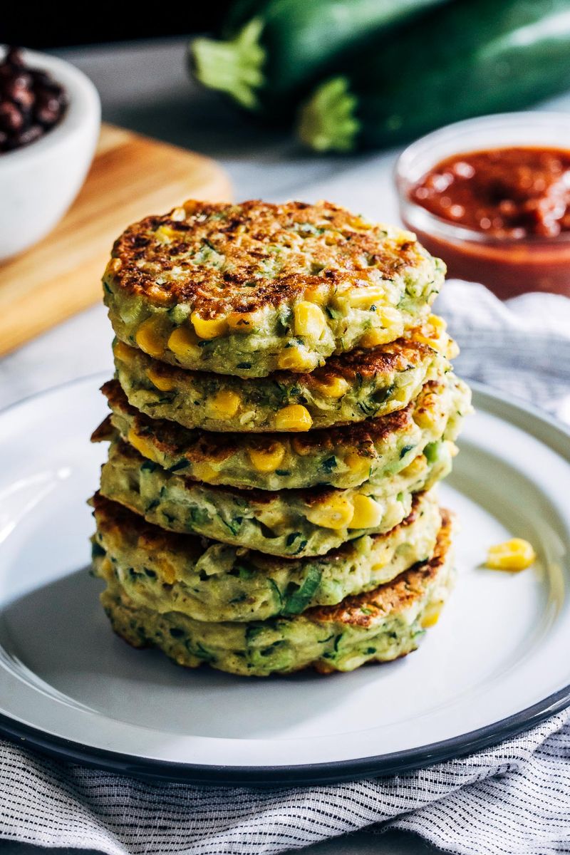 Zucchini and Corn Fritters