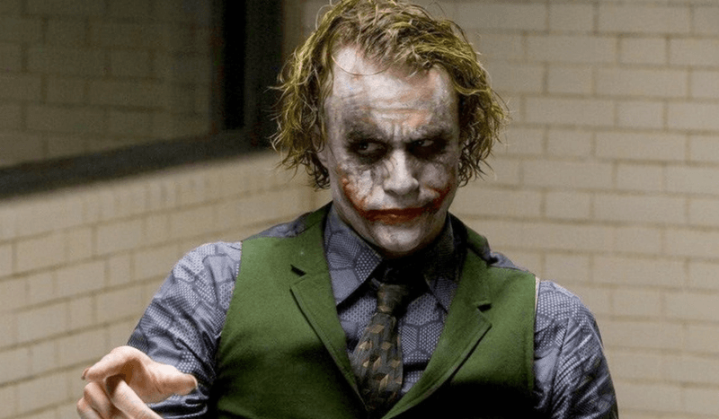 Heath Ledger as The Joker in The Dark Knight (2008)