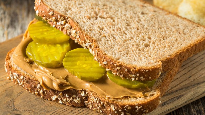 Peanut Butter and Pickle Slices