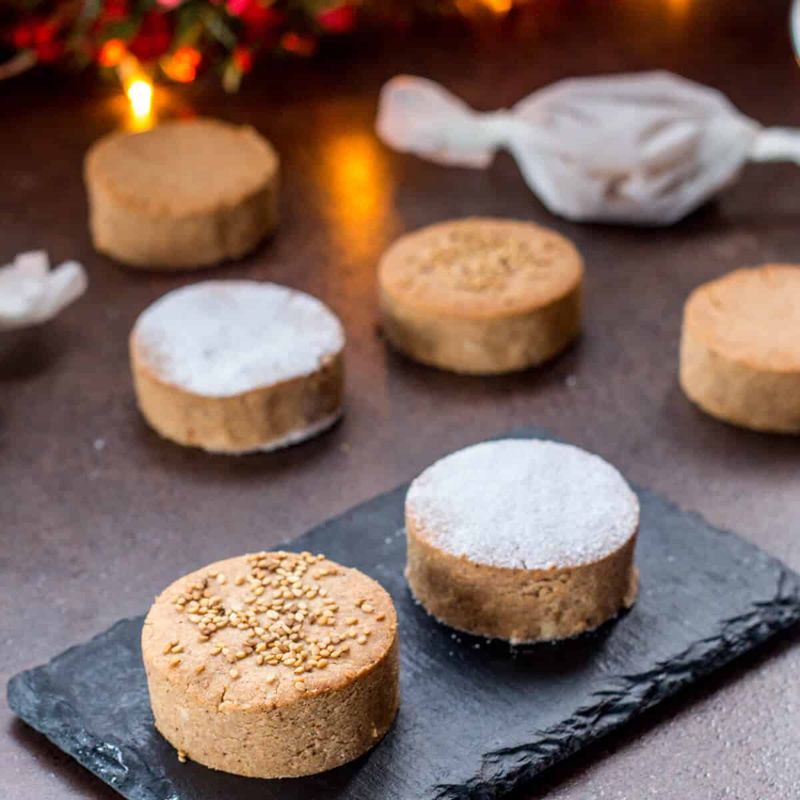 Mantecados (Spanish Shortbread Cookies)
