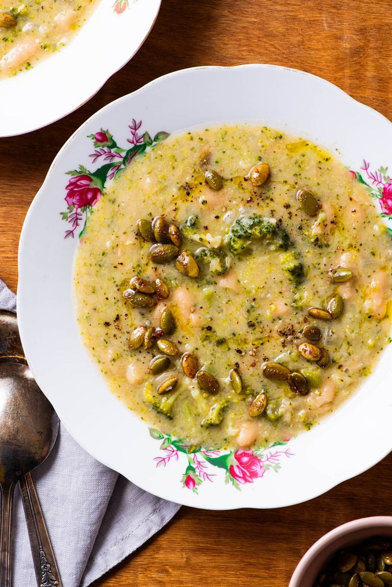 Broccoli and White Bean Soup