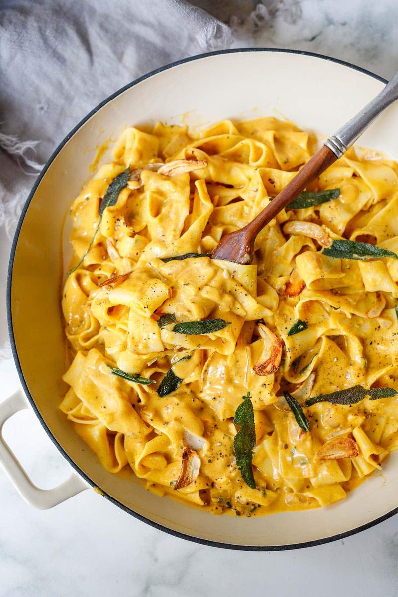 Pumpkin and Sage Pasta
