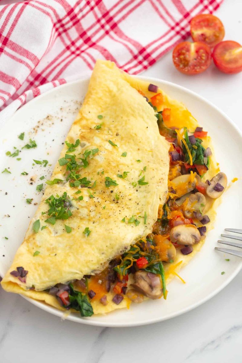 Roasted Vegetable Omelette