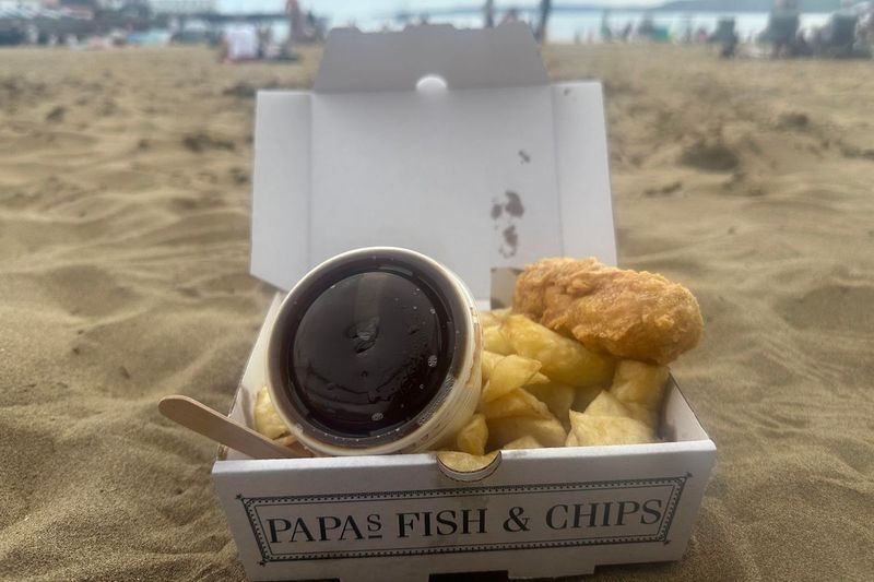 Papa's Fish and Chips, Scarborough, North Yorkshire