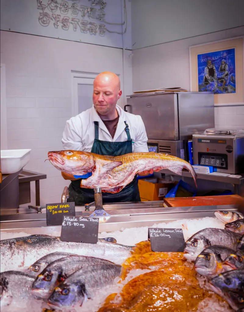 George Bower Butchers and Fishmonger, Edinburgh