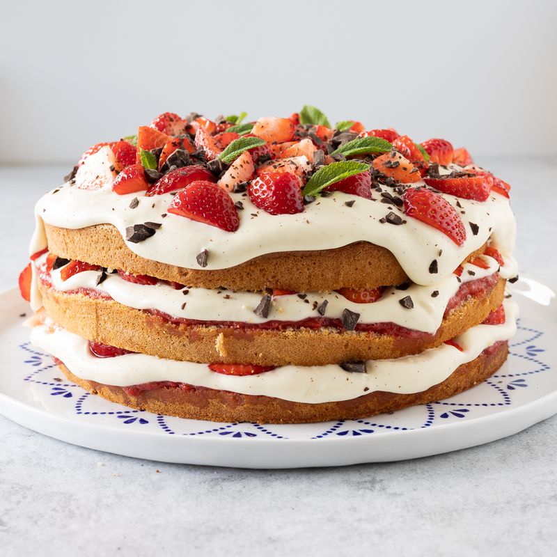 Lagkage (Danish Layer Cake)