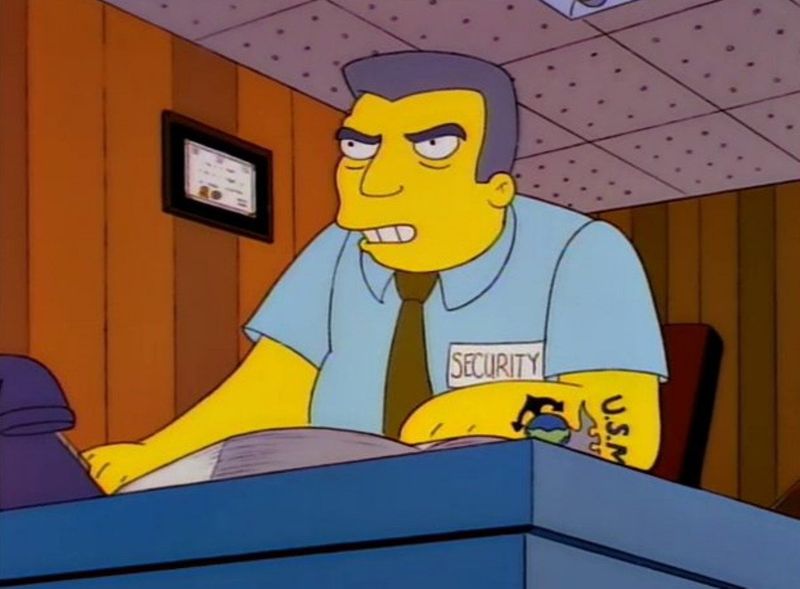 Don Brodka in The Simpsons (Live-Action Segment)